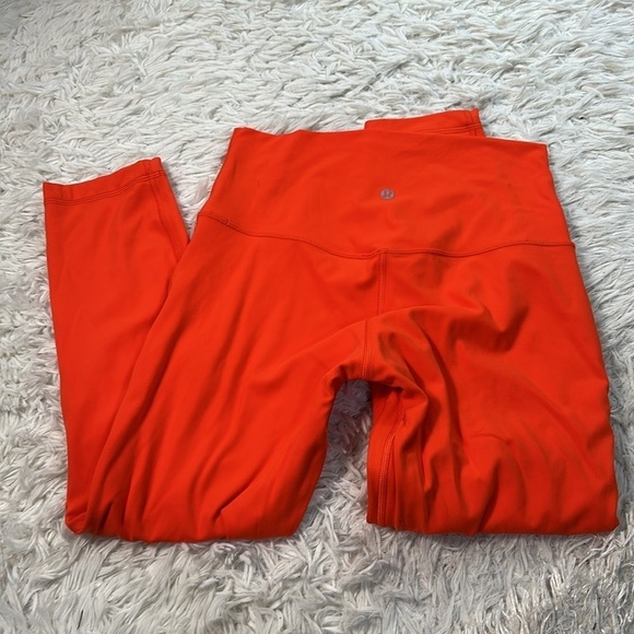 Lululemon Align High-Rise Crop 23" Solar Orange - Picture 3 of 5